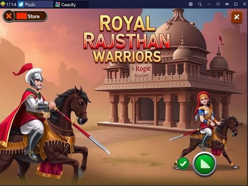 Royal Rajasthan Warriors Battle Scene