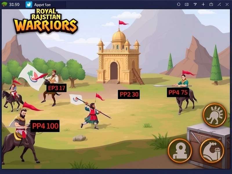 Royal Rajasthan Warriors Game Screenshot